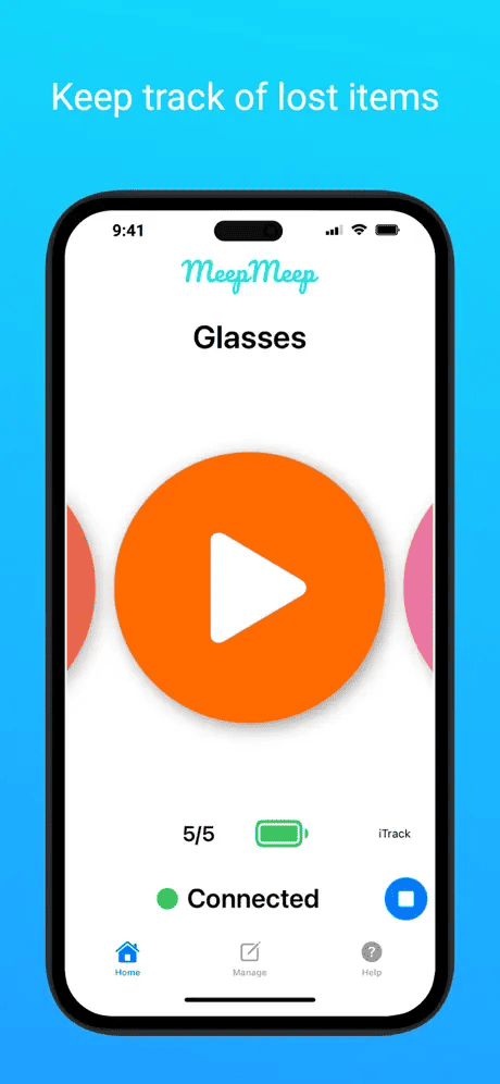 MeepMeep app used from a phone
